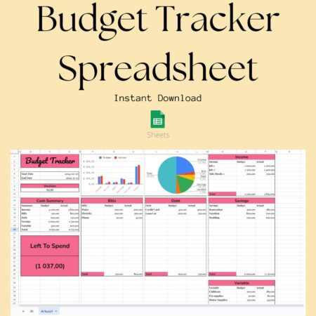 Budget Tracker Spreadsheet